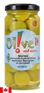 Martini Vermouth Soaked Stuffed Olives