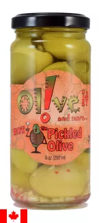 The Hot Pickled Olive Stuffed Olives