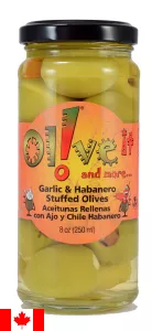 Garlic and Habanero Stuffed Olives