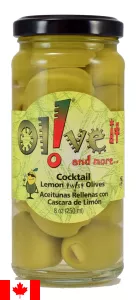 Lemon Twist Stuffed Olives