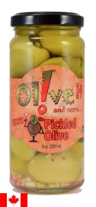 The Hot Pickled Olive Stuffed Olives
