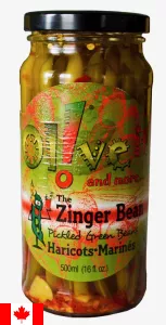 The Zinger Bean pickled green beans by Oliveit!